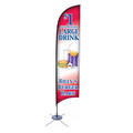 Promotional Feather Flag w/ 13' Spike Base